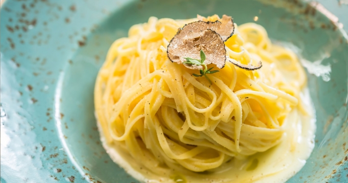 Pasta with truffles